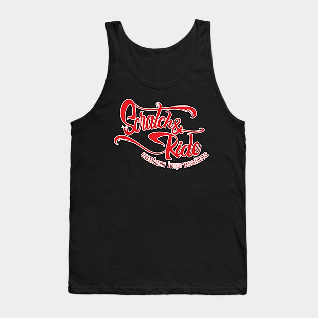 Scratch & Ride Brand (Red Logo) Tank Top by Scratch&Ride